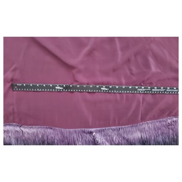 Karina Grimaldi Silk Ombre Handkerchief Fringe Flowy Tunic Top Sz S Boho-Luxe - Picture 8 of 11